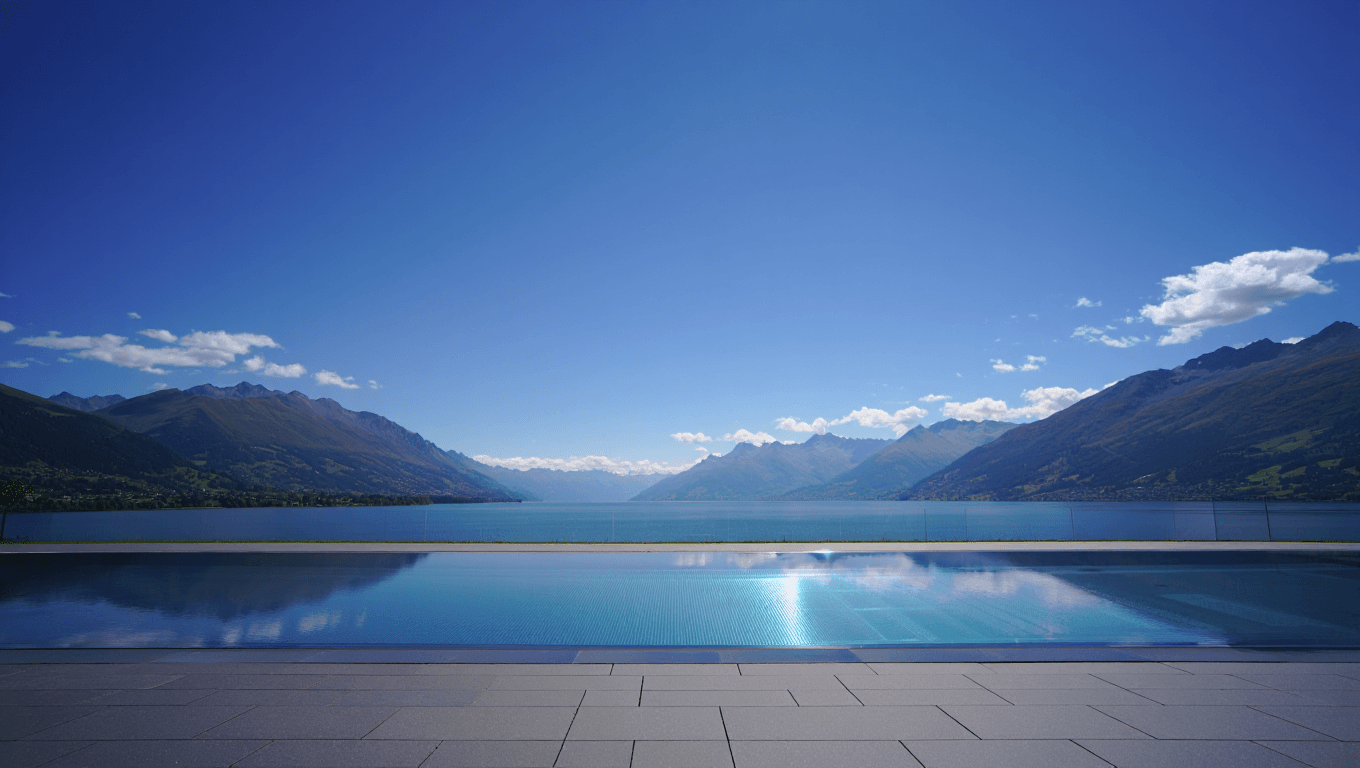 Piscine d bordement Savoie Lac alpin1